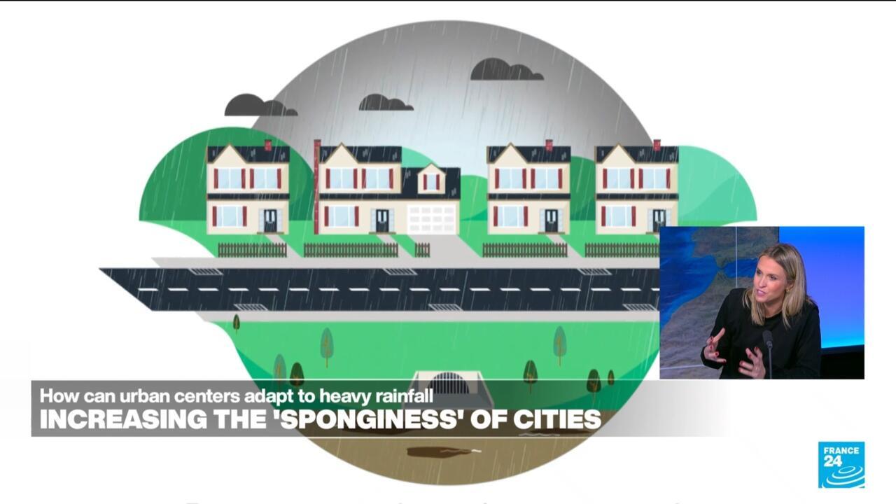 Increasing the 'sponginess' of cities: How can urban centres adapt to heavy rainfall?