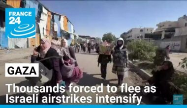 Thousands forced to flee as Israeli airstrikes intensify in Gaza • FRANCE 24 English