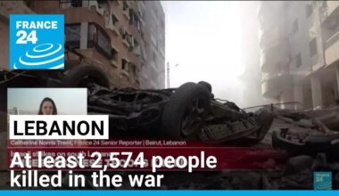 Lebanon: One month into the expansion of the war, at least 2,574 people killed • FRANCE 24 English