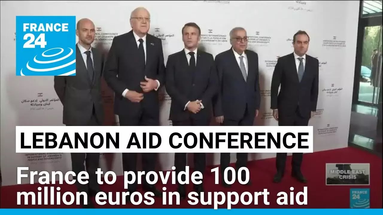 France to provide 100 million euros in support aid to Lebanon • FRANCE 24 English