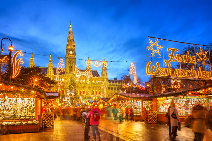 Târgul de Crăciun din Viena Foto Shutterstock