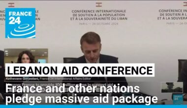 France and other nations pledge massive aid package to support Lebanon • FRANCE 24 English