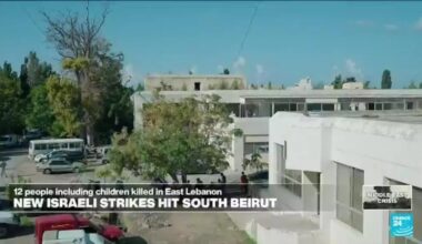 Israeli strikes on Beirut disrupt city's schools • FRANCE 24 English