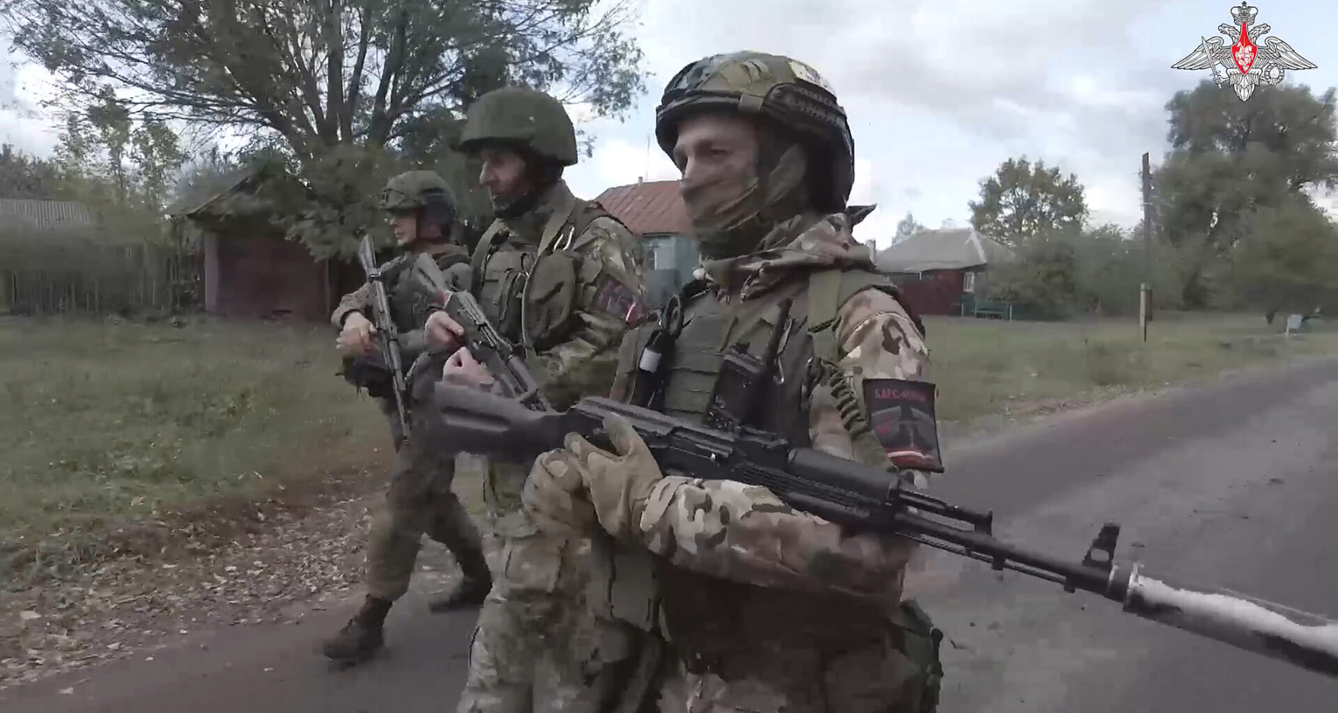 Russian Soldiers Patrolling