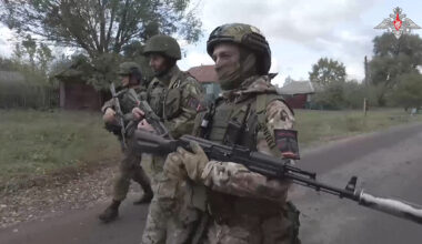 Russian Soldiers Patrolling