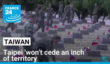Taiwan 'won't cede an inch' of territory after China's pressure on Taipei • FRANCE 24 English