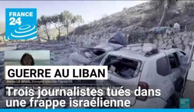 Liban : trois journalistes tués dans une frappe israélienne • FRANCE 24