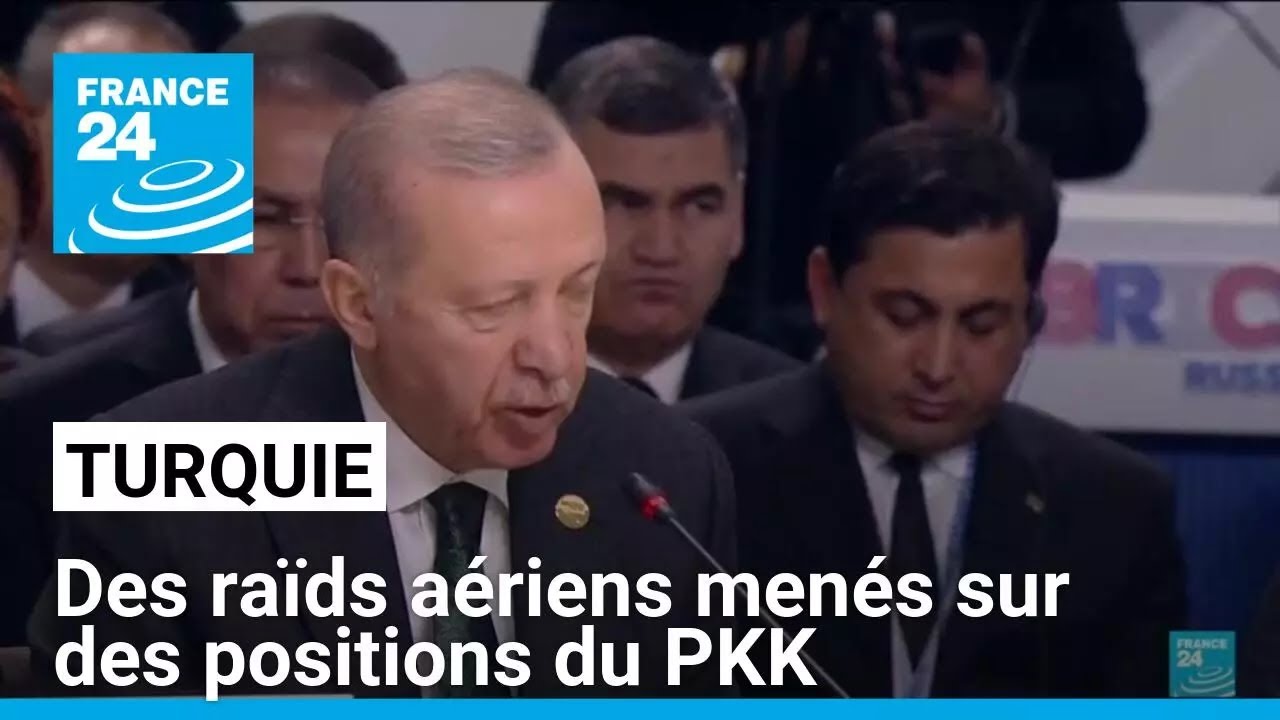Turquie : des raïds aériens menés sur des positions du PKK • FRANCE 24