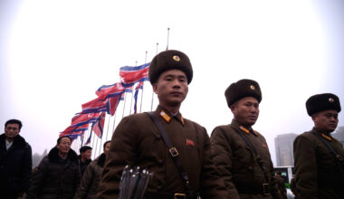 North Korean soldiers