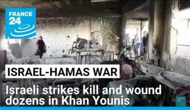 Israeli strikes kill and wound dozens in Khan Younis • FRANCE 24 English