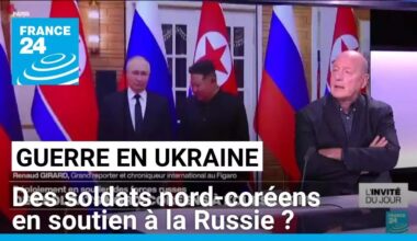 Guerre en Ukraine : des soldats nord-coréens à Koursk (selon Kiev) • FRANCE 24