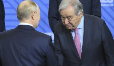 Ukraine Slams UN Chief Guterres After Putin Handshake and Belarus Hug