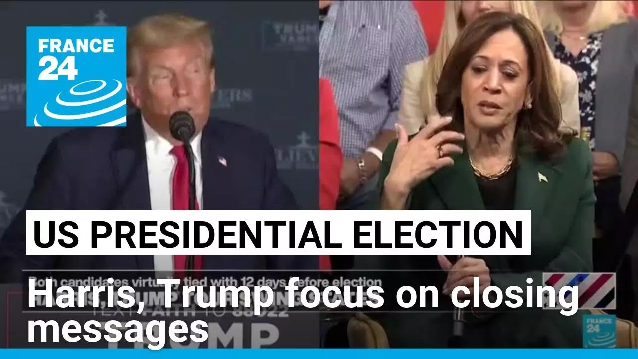 Harris and Trump focus on closing messages with rallies in Georgia, Nevada, Arizona • FRANCE 24