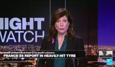 France 24 report: Israel strikes historic Lebanese city of Tyre • FRANCE 24 English