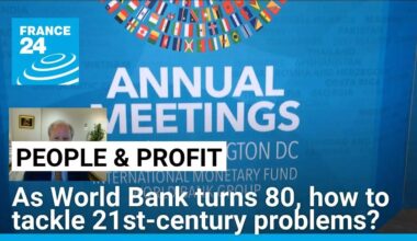 As World Bank turns 80, how to tackle 21st-century problems? • FRANCE 24 English