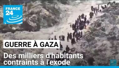 Des milliers de Gazaouis contraints à l'exode • FRANCE 24