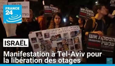 Israël : à Tel-Aviv, des manifestants réclament inlassablement la libération des otages