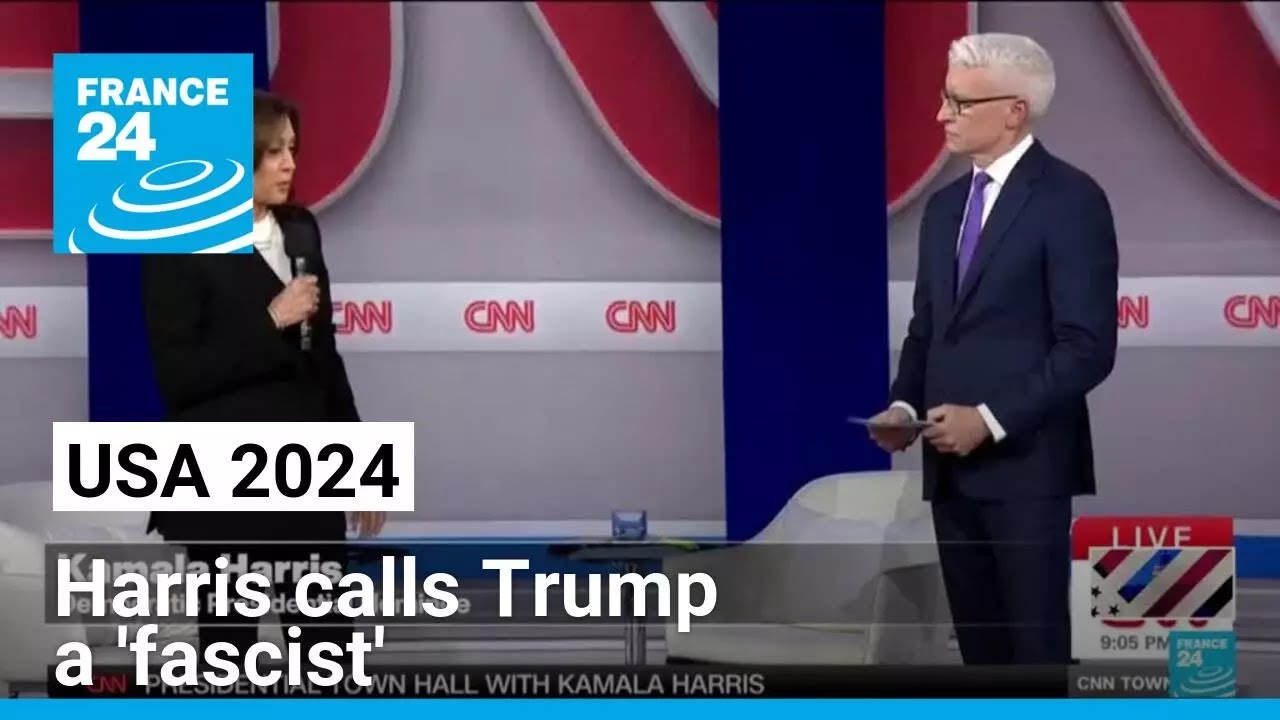 Kamala Harris calls Donald Trump a 'fascist' at a town hall event • FRANCE 24 English