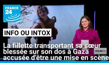 Gaza : la vidéo d'une fillette transportant sa sœur blessée sur son dos devient virale