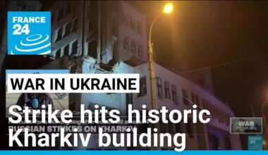 Russia bomb attack shatters historic building in Ukraine's Kharkiv • FRANCE 24 English