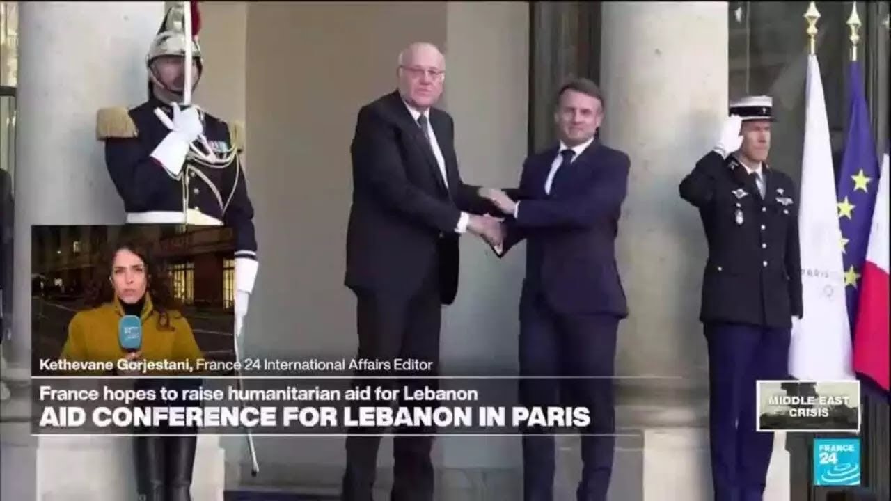 France hosts Lebanon aid conference in Paris amid Israel-Hezbollah conflict • FRANCE 24 English