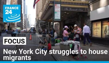Immigration on voters' minds in New York as city struggles to house migrants • FRANCE 24 English