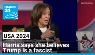 Kamal Harris says she believes Donald Trump is a 'fascist' • FRANCE 24 English