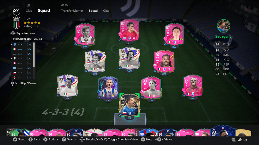 Tad late, but I wanted to post my completed Juve past and present on fc24