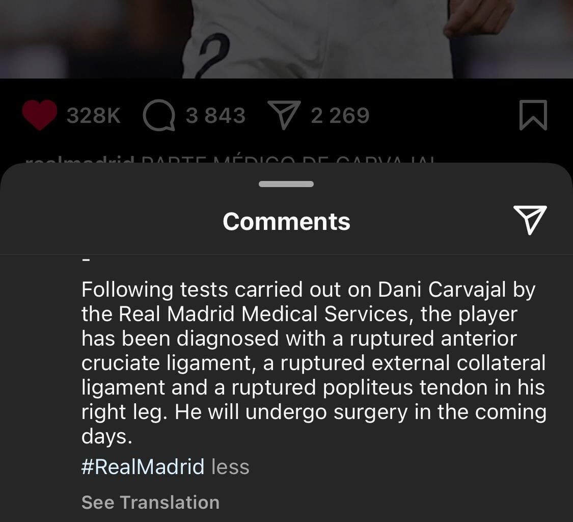 Real Sociedad with a surprising message for Dani Carvajal!