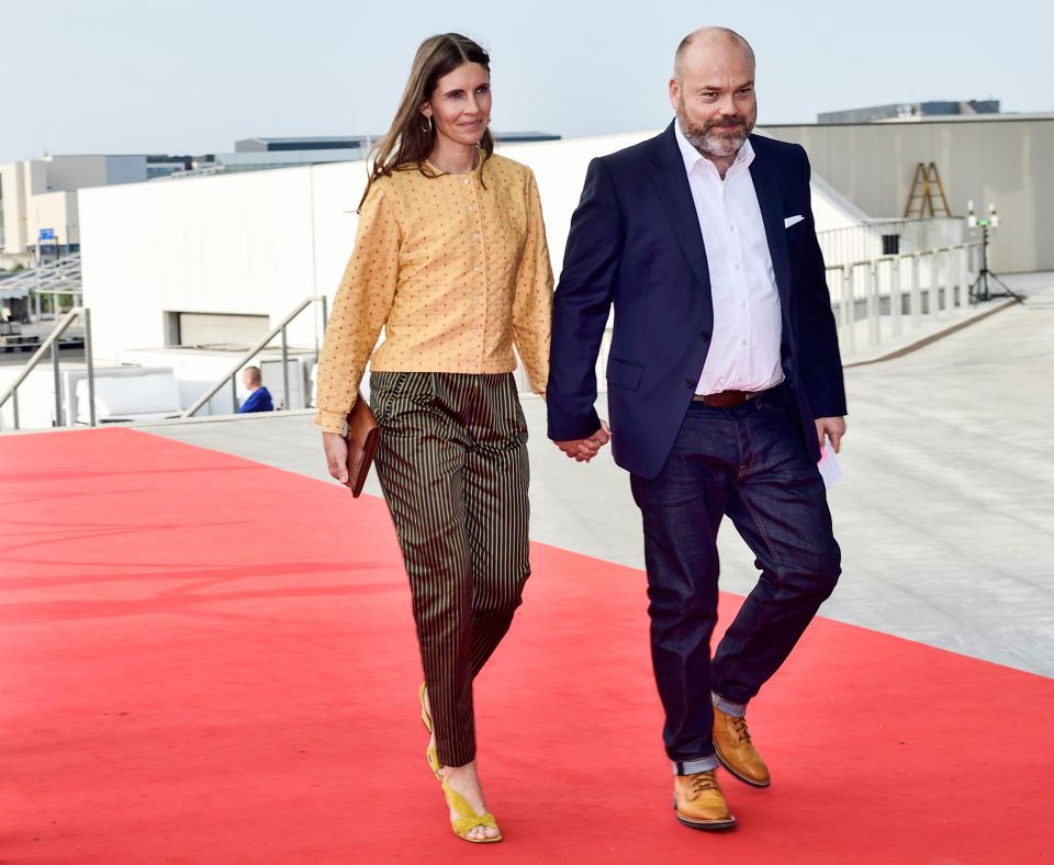 Anders Holch Povlsen and wife Anne at the Danish Crown Prince's birthday