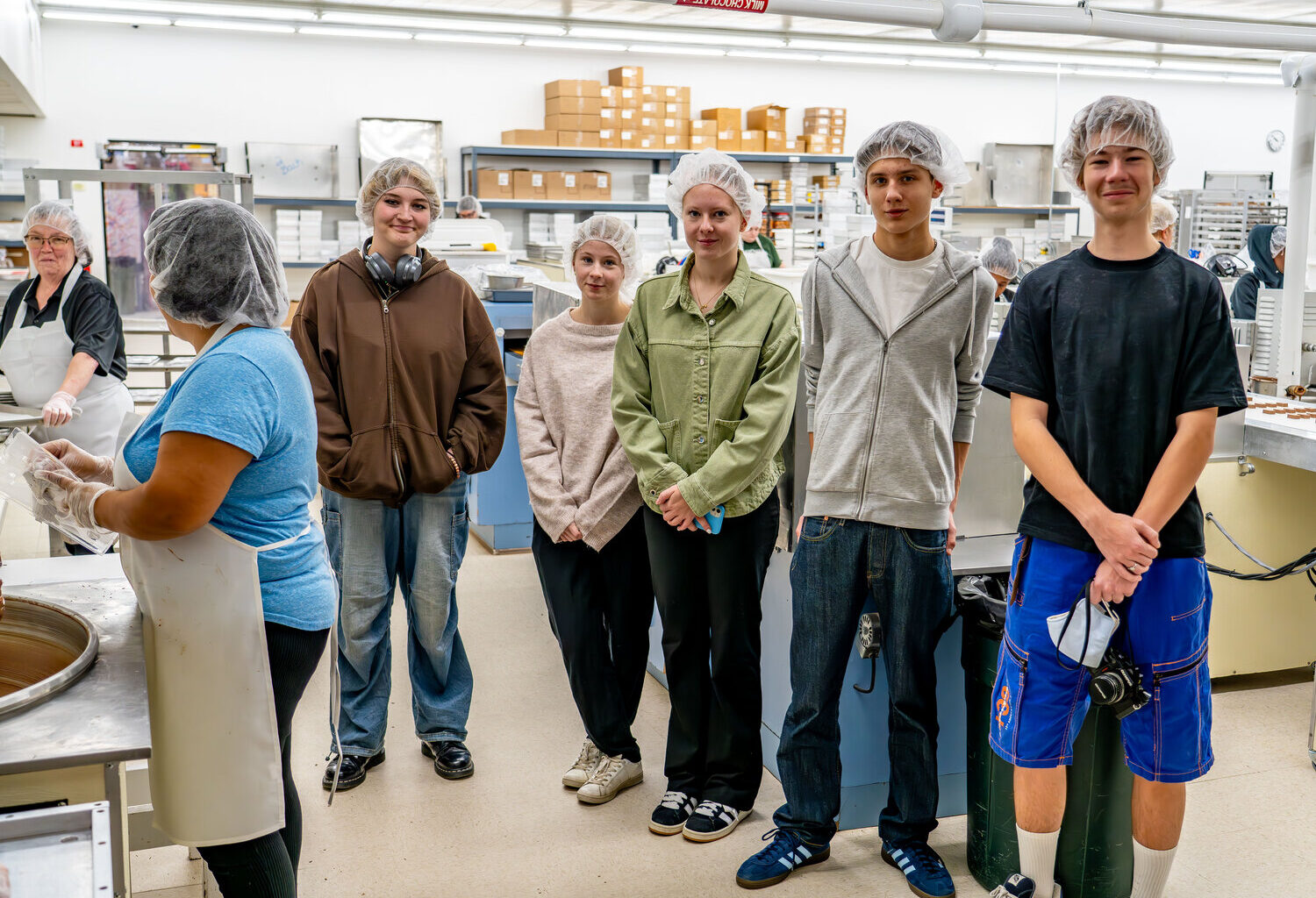 Students from Åmål, Sweden tour Seroogy