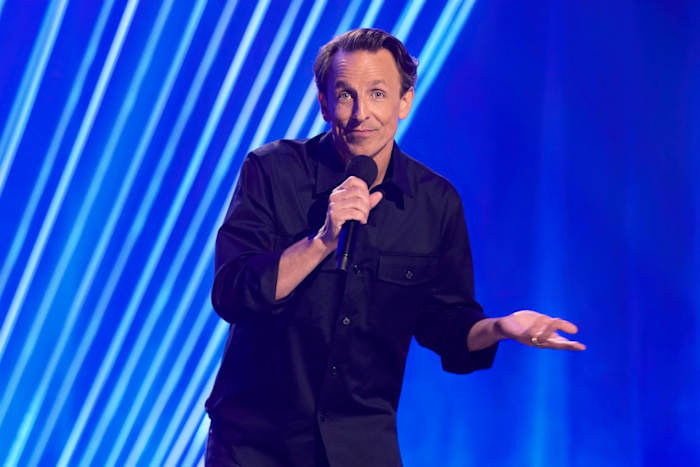 Seth Meyers is trading politics for parenting in new standup special