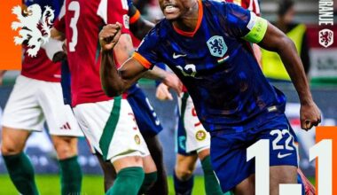 Oranje speelt gelijk tegen Hongarije na frustrerende wedstrijd