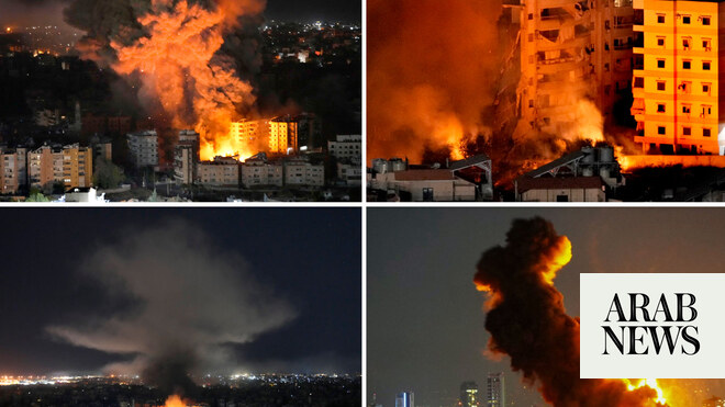 Israel pounds Beirut, levels residential complex