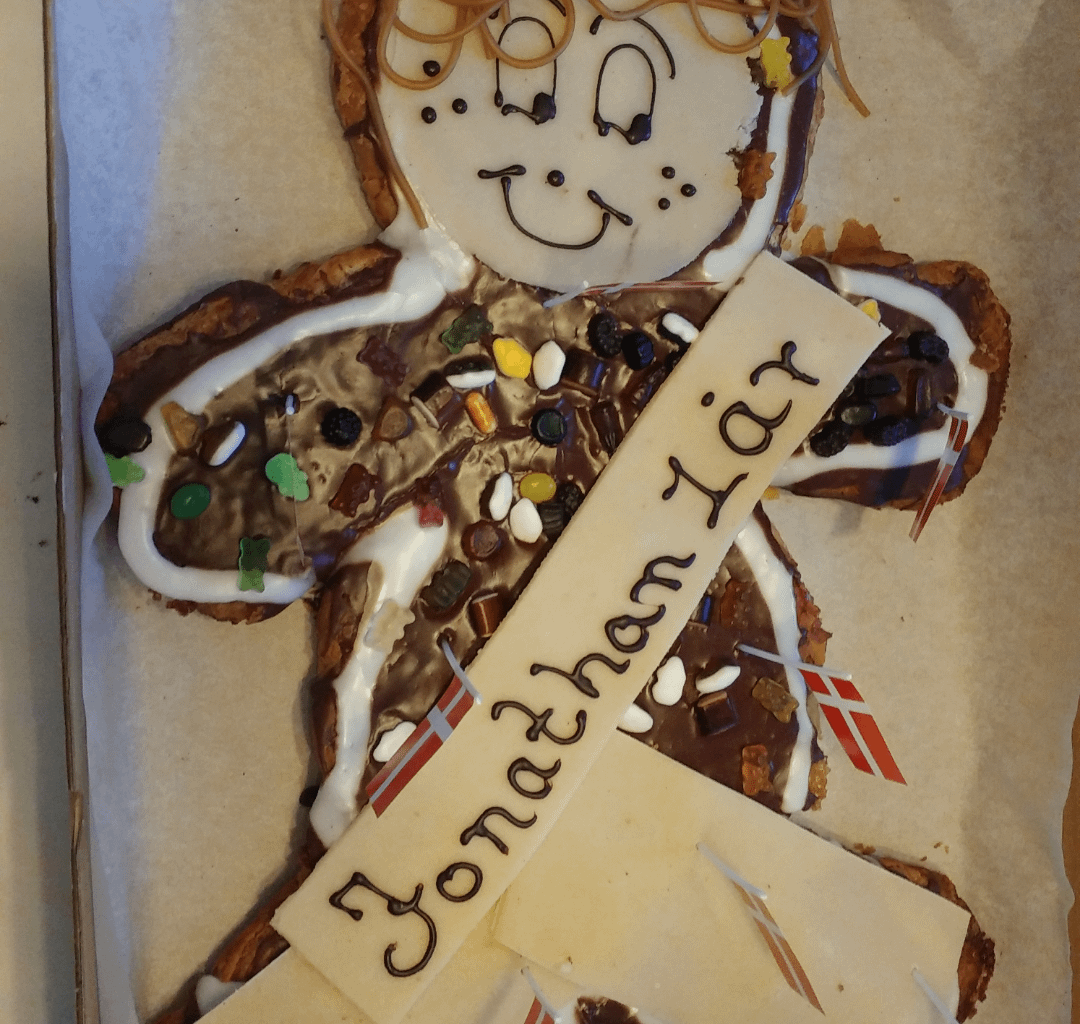 Danish cake man (birthday cake)