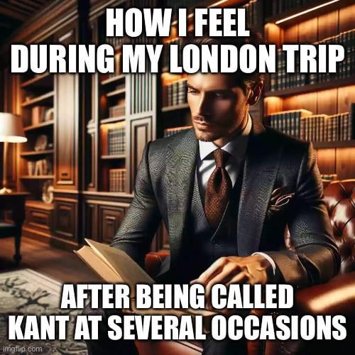 Brits appreciating my german intellect 🤝