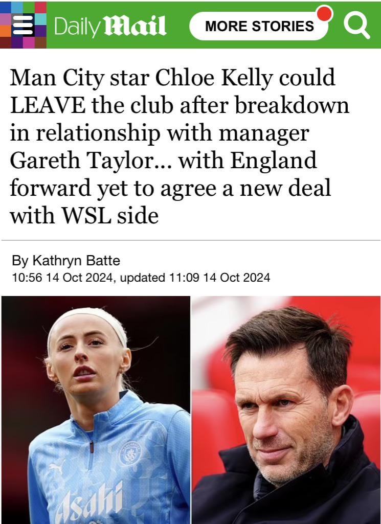 Chloe Kelly could leave the club.