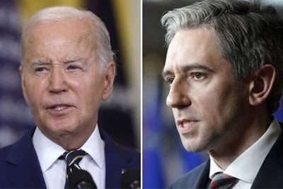 Simon Harris dismisses Boris Johnson’s claim in his new memoir that Joe Biden privately said he's ‘not really Irish’