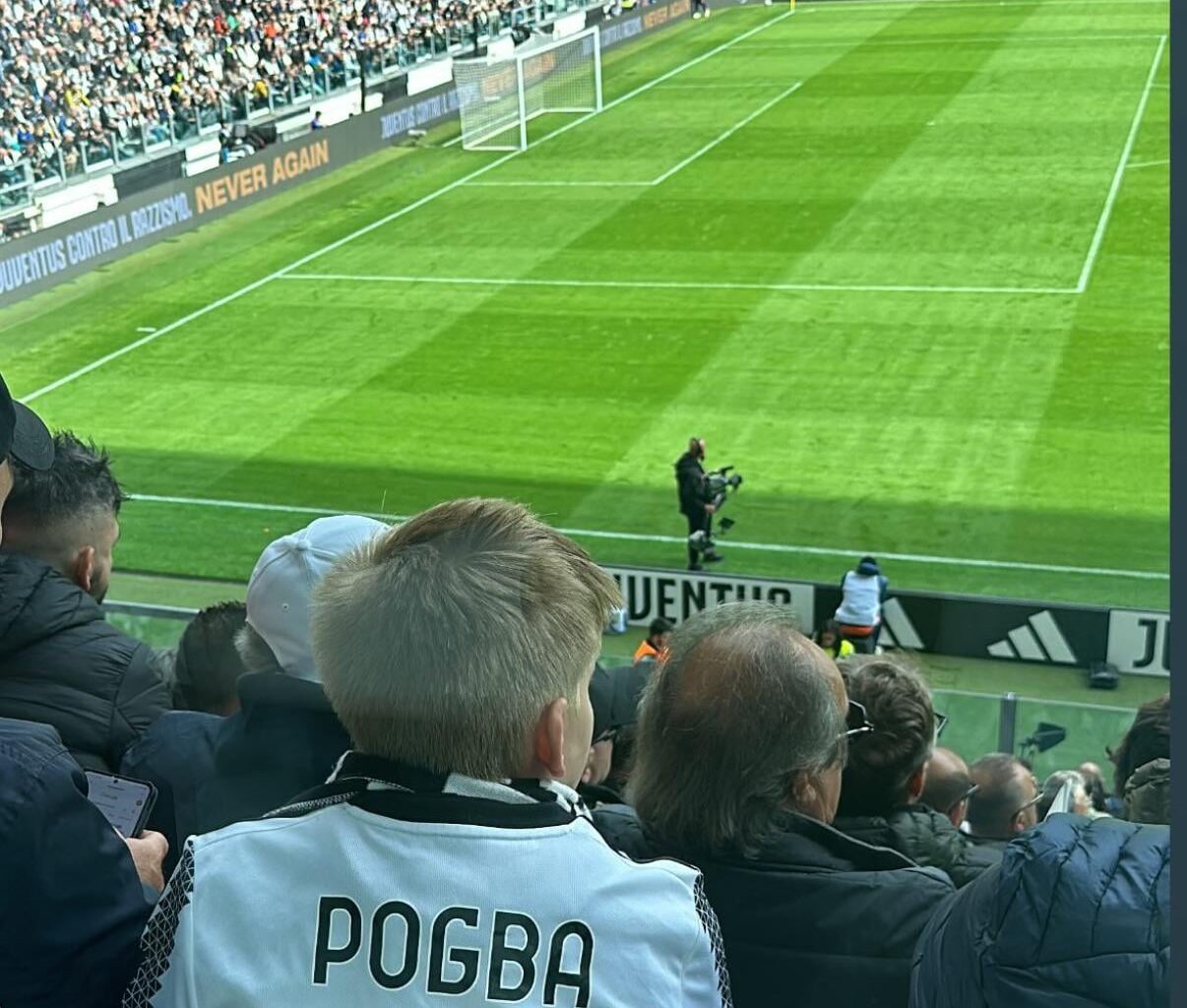 Pogba in the Stadium for Cagliari