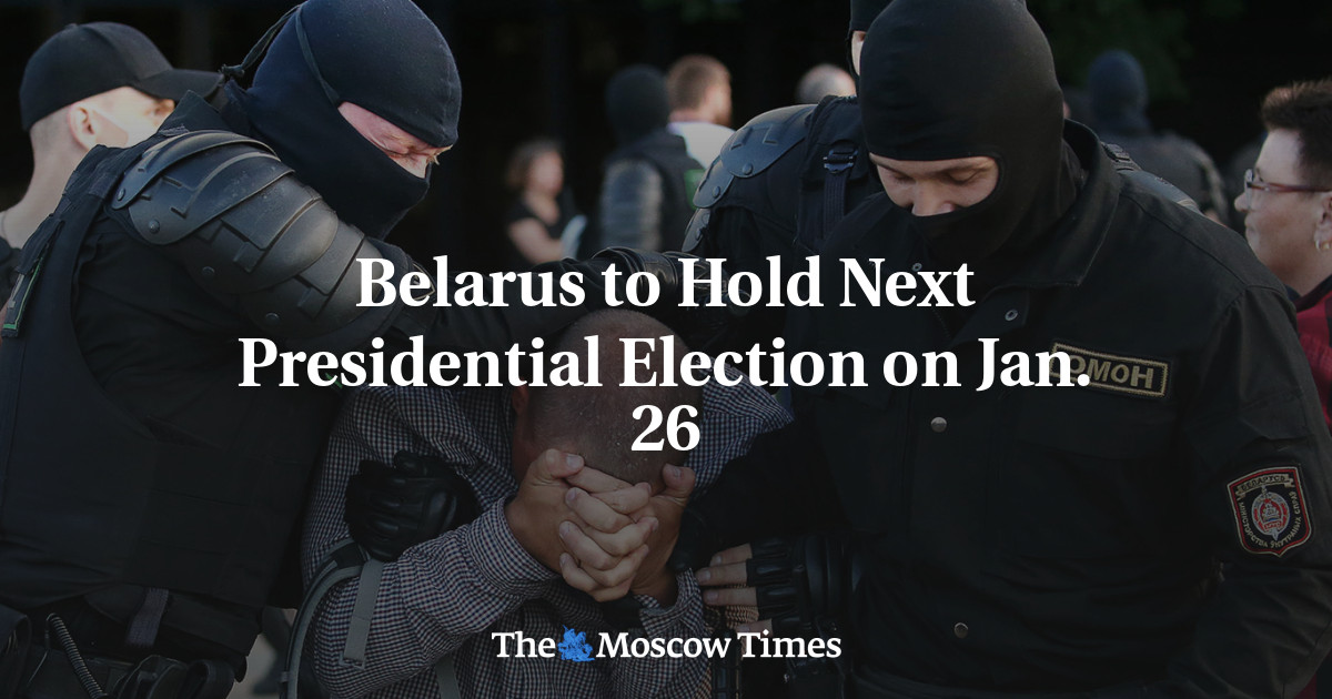 Belarus to Hold Next Presidential Election on Jan. 26