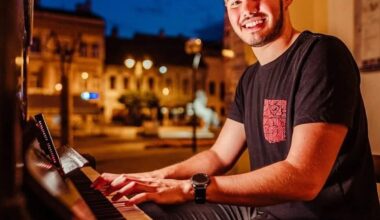 Playing Perinbaba fairy-tale theme on highest placed piano in Slovakia