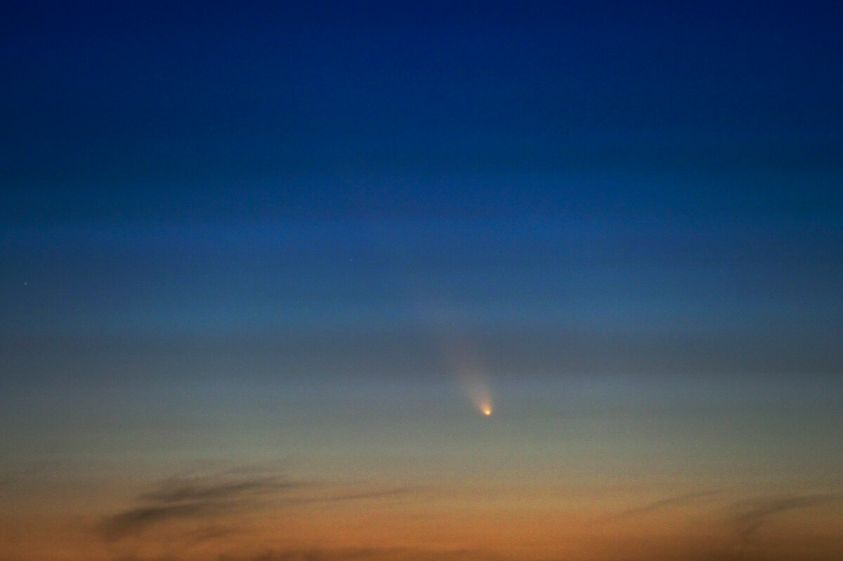 Comet Tsuchinshan–Atlas visible from Slovakia