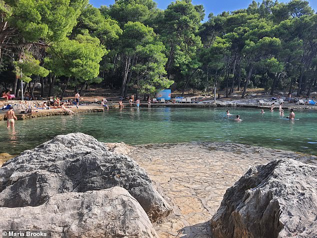 This beach is Maria's favourite - and is within easy walking distance of her property