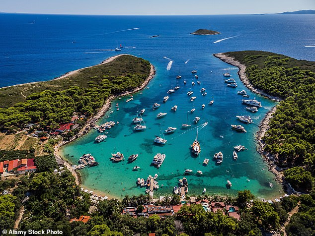 You can still swim in the sea in October in Split - the coast is a 20-minute walk from her home