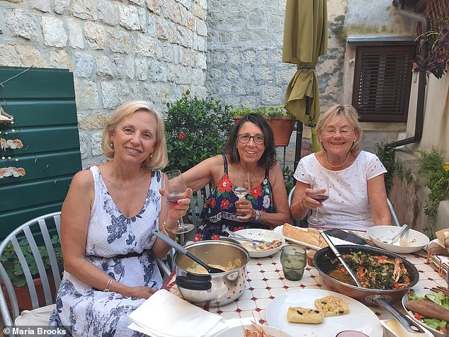 When she moved to Split there were few fellow British residents but now she has many friends