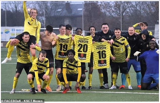A player at Belgian side KSCT Menen lost their finger at the weekend after handling a firecracker