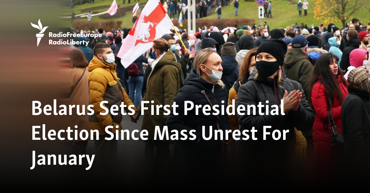 Belarus Sets First Presidential Election Since Mass Unrest For January