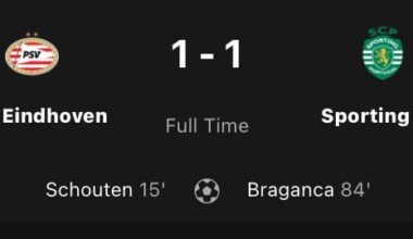 Mogelijke prachtavond word teleurstelling in coefficiëntenkraker: PSV speelt 1-1
