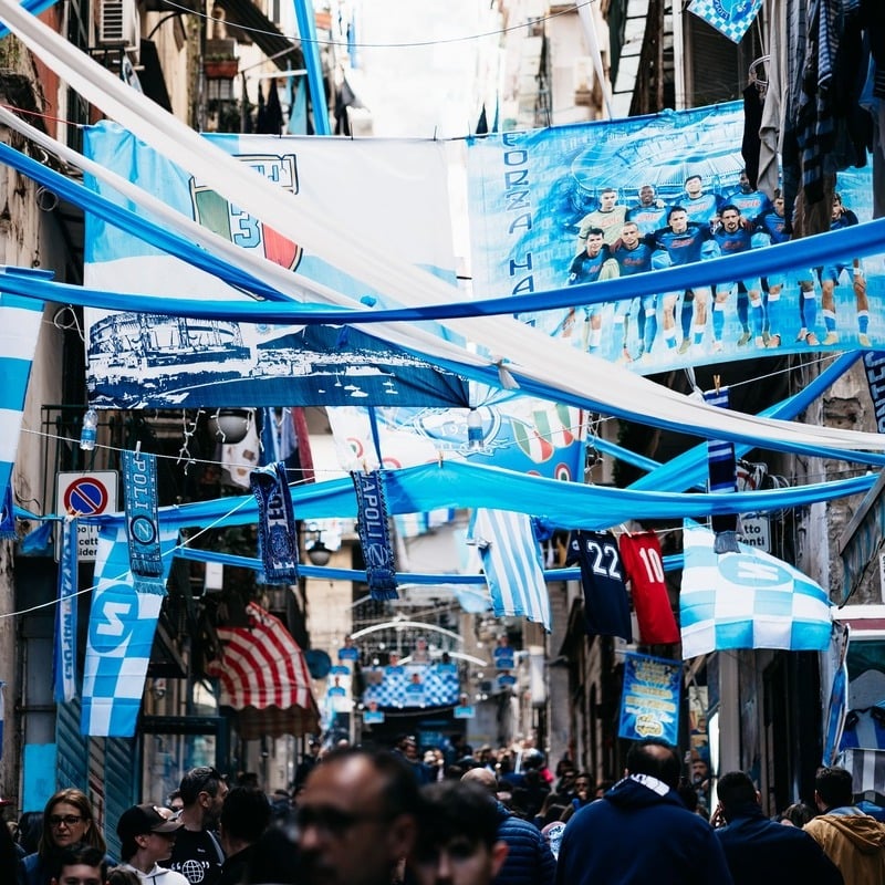 Busy Street In Naples, Campania, Southern Italy, Southern Europe