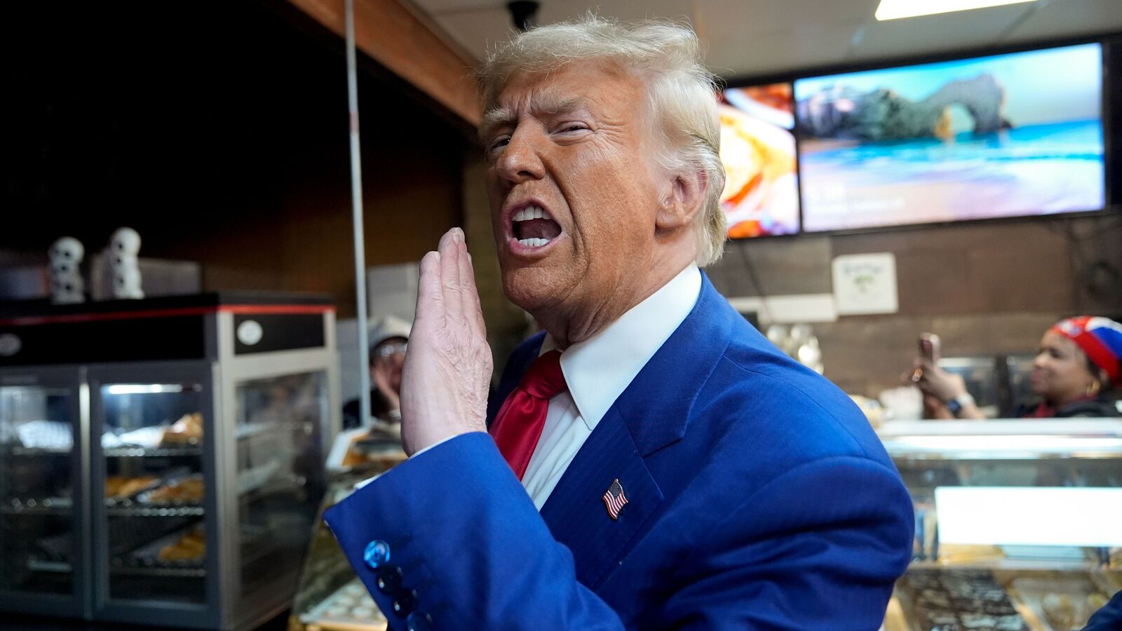 Republican presidential nominee former President Donald Trump. (AP Photo/Alex Brandon)